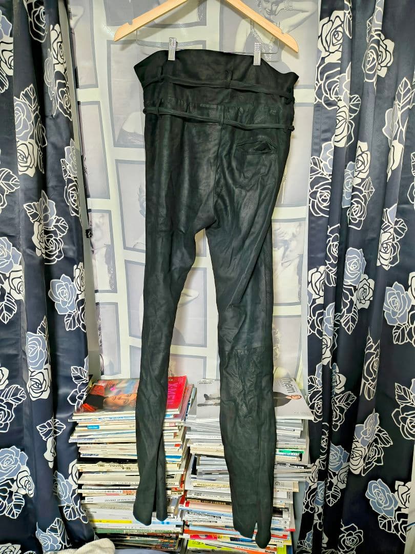 【定番】Ann Demeulemeesterレザーパンツ