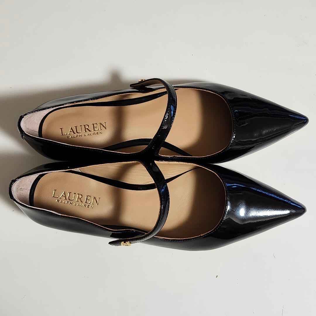 新品 LAUREN RALPH LAUREN フラットパンプス US8.5