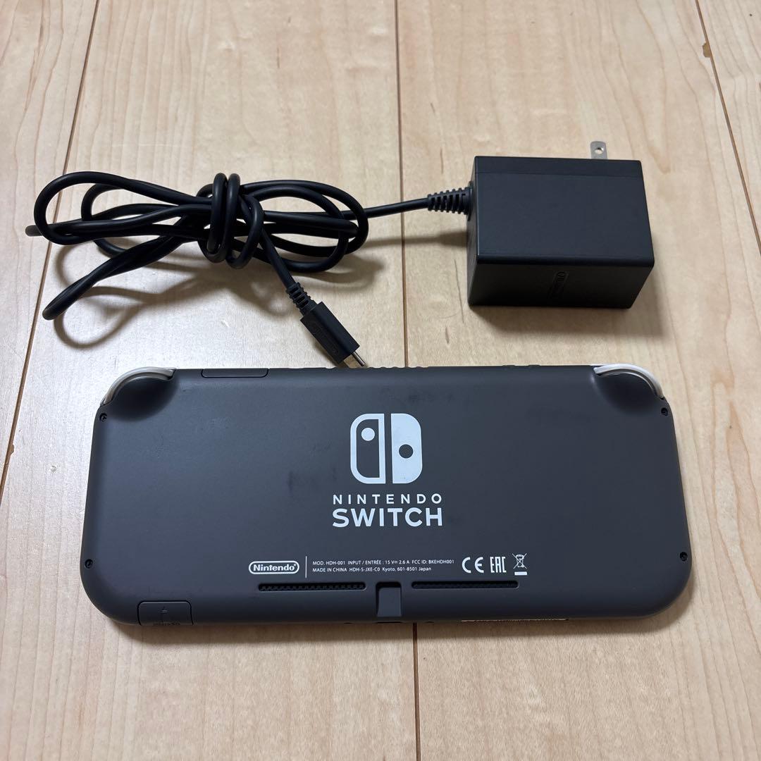 【箱無し】　Nintendo Switch Lite グレー 本体 充電器付き
