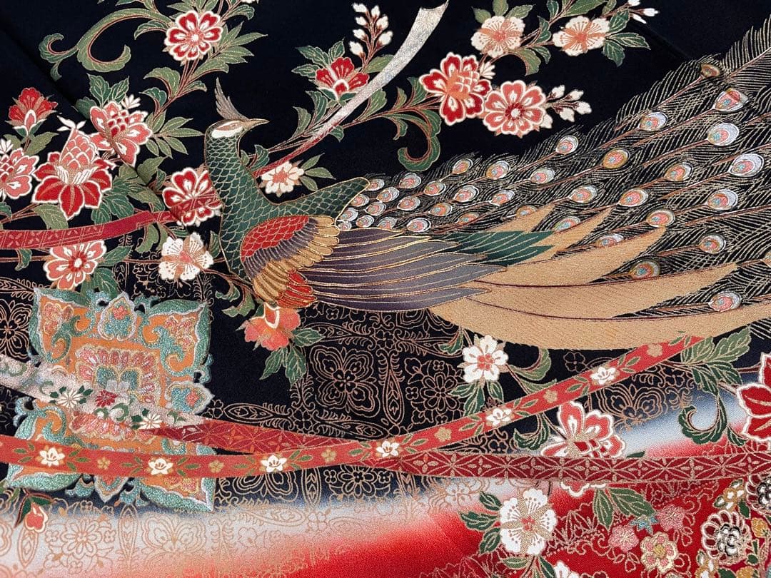 黒留袖 着物リメイク ハンドメイド 素材 まとめ売り☆