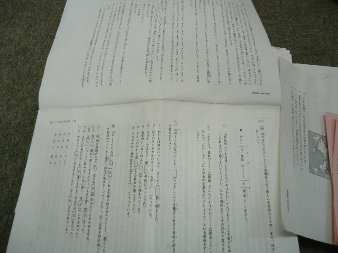 日能研　4年　小4　学習力育成カリテ19回（国算理社）　2016年版