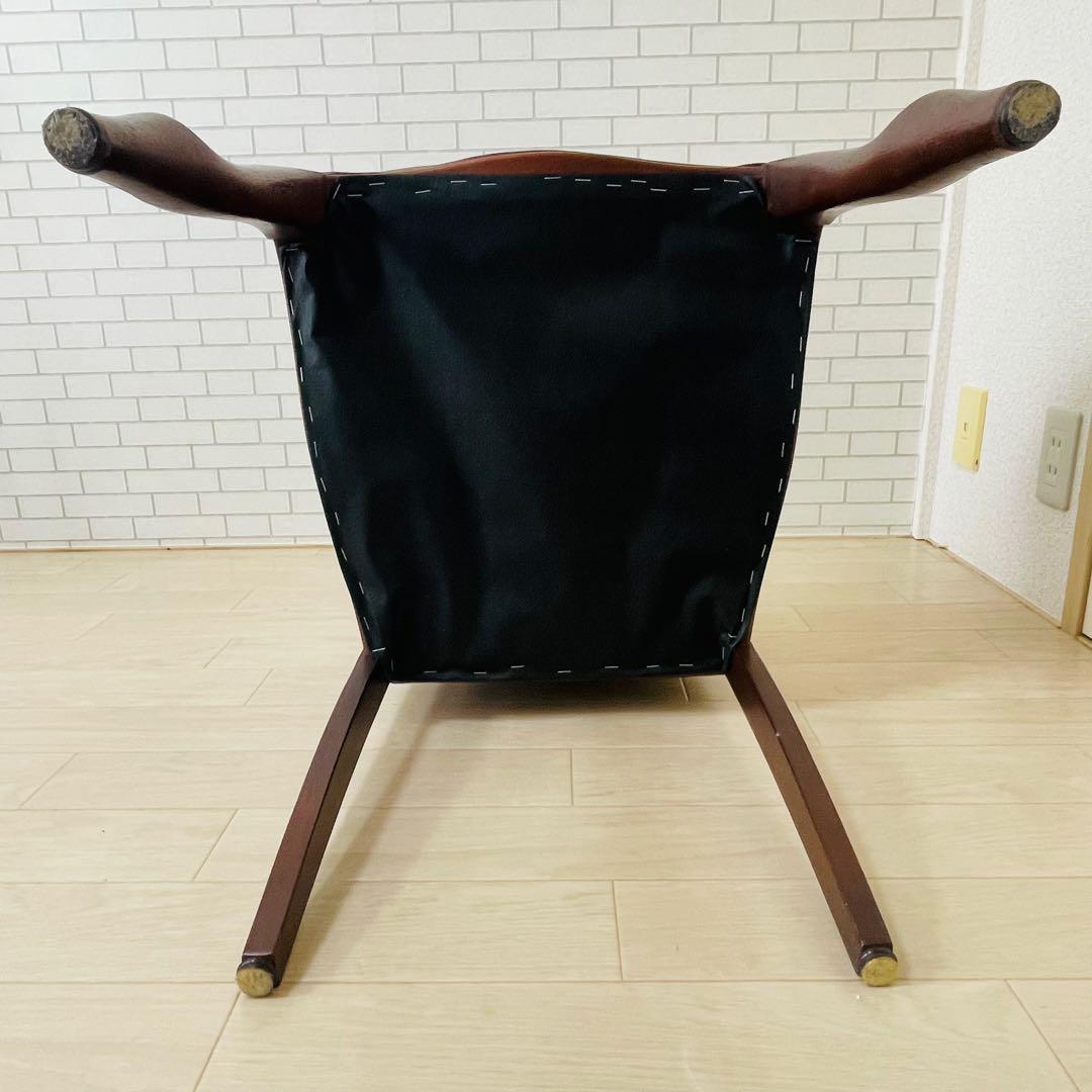 maruni マル二木工 ブラウン ダイニングチェア ベルサイユ 鋲打ち 貴族