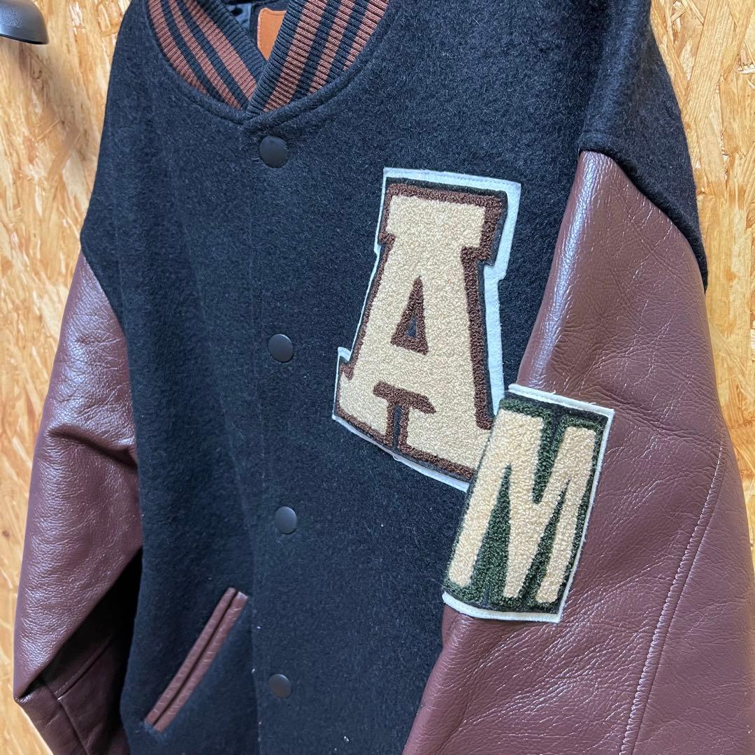 90s ヴィンテージAtmos スタジャン 黒・茶色