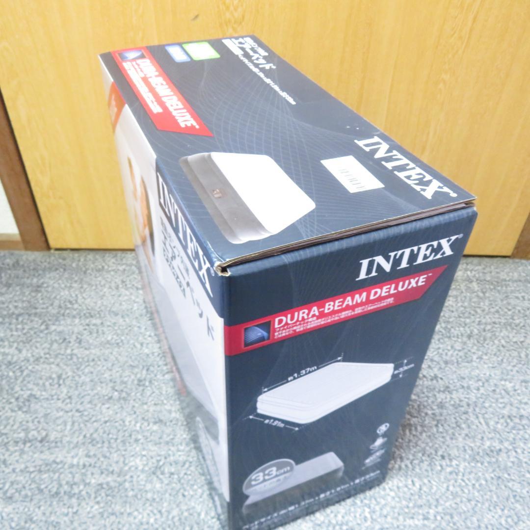 未開封　電動　エアーベッド INTEX インテックス ダブル　シーツ２枚付き