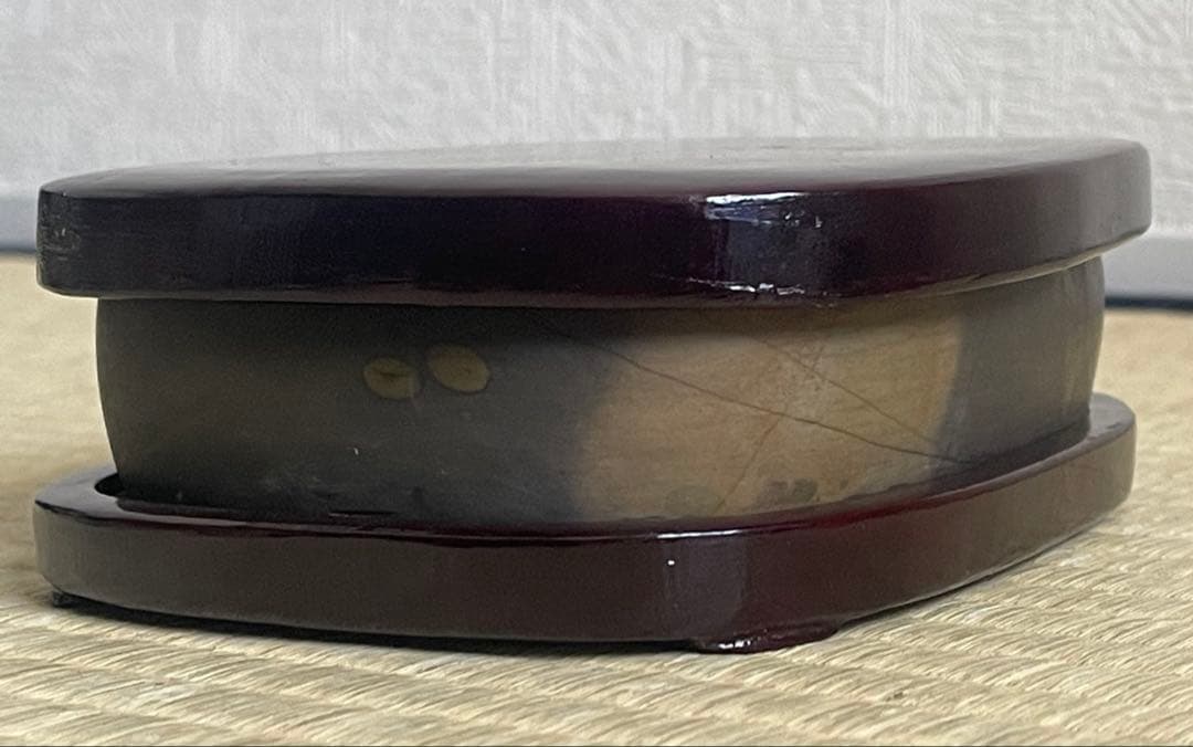 瑞溪名碩 硯 漆器 6寸梅花抗 中国 すずり