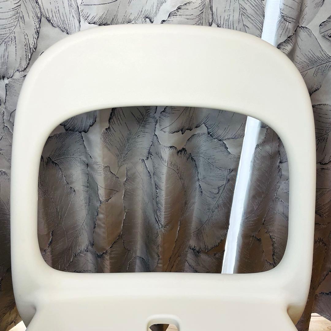 廃盤　希少　IKEA URBAN ウルバン　スタッキングチェア 白　2脚セット①