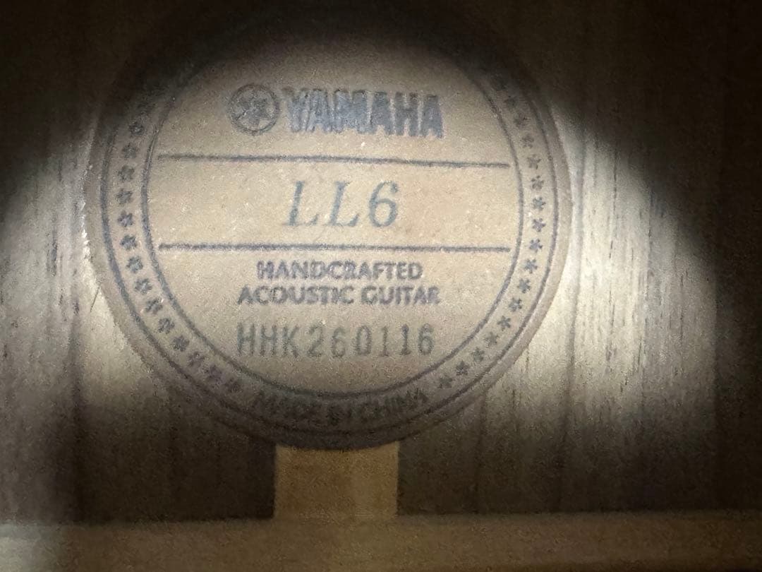超美品 出会った時が最後のチャンス！名器トップ単板LL6アコースティックギター