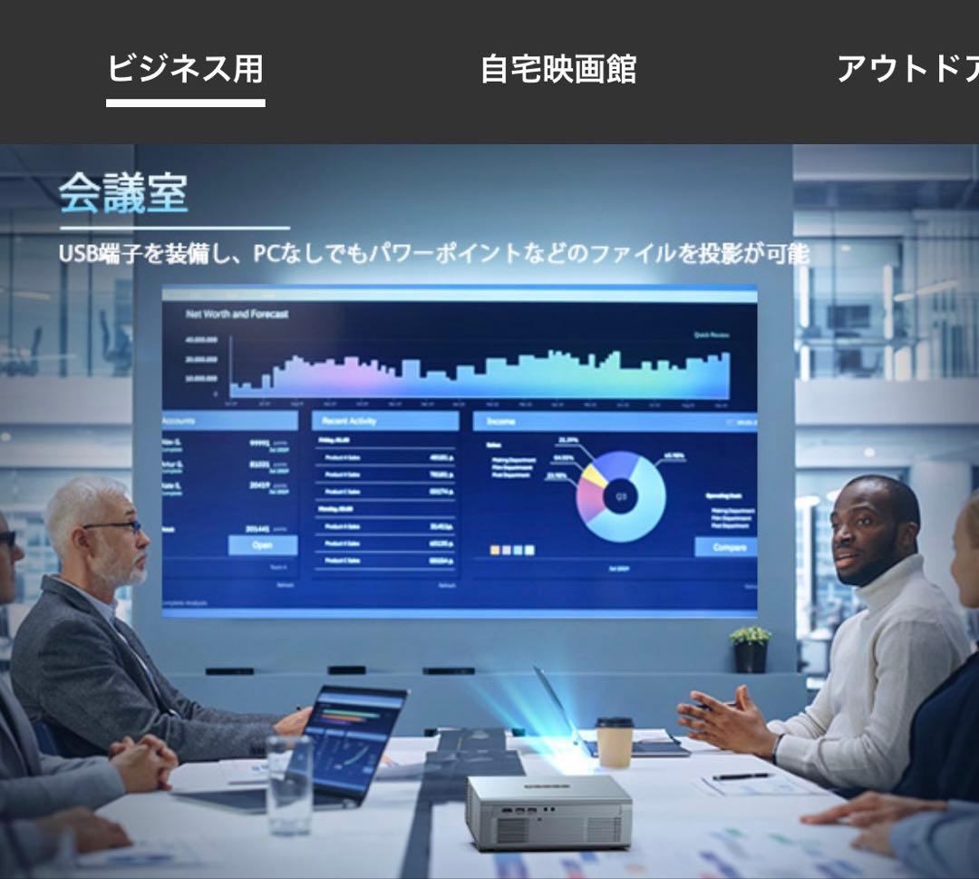 【2025最新電動フォーカス＆高輝度＆4K 】OWNKNEWプロジェクター