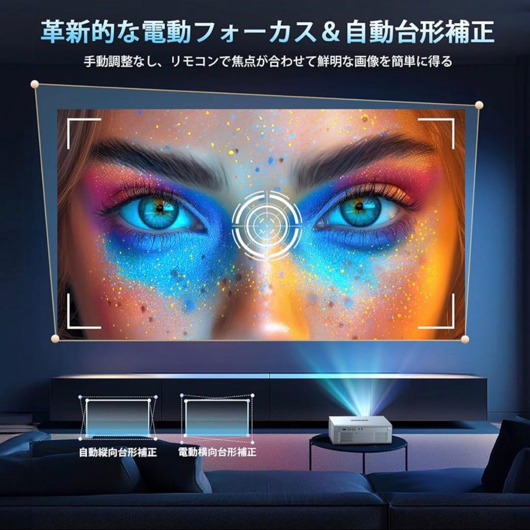 【2025最新電動フォーカス＆高輝度＆4K 】OWNKNEWプロジェクター