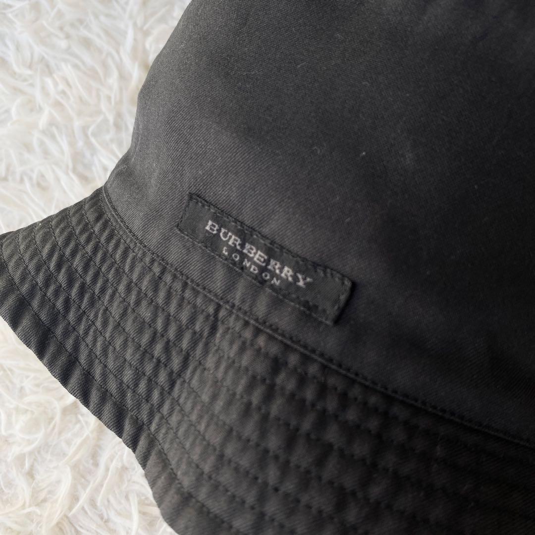 【sho_・美品】バーバリー リバーシブル バケットハット ノバチェック