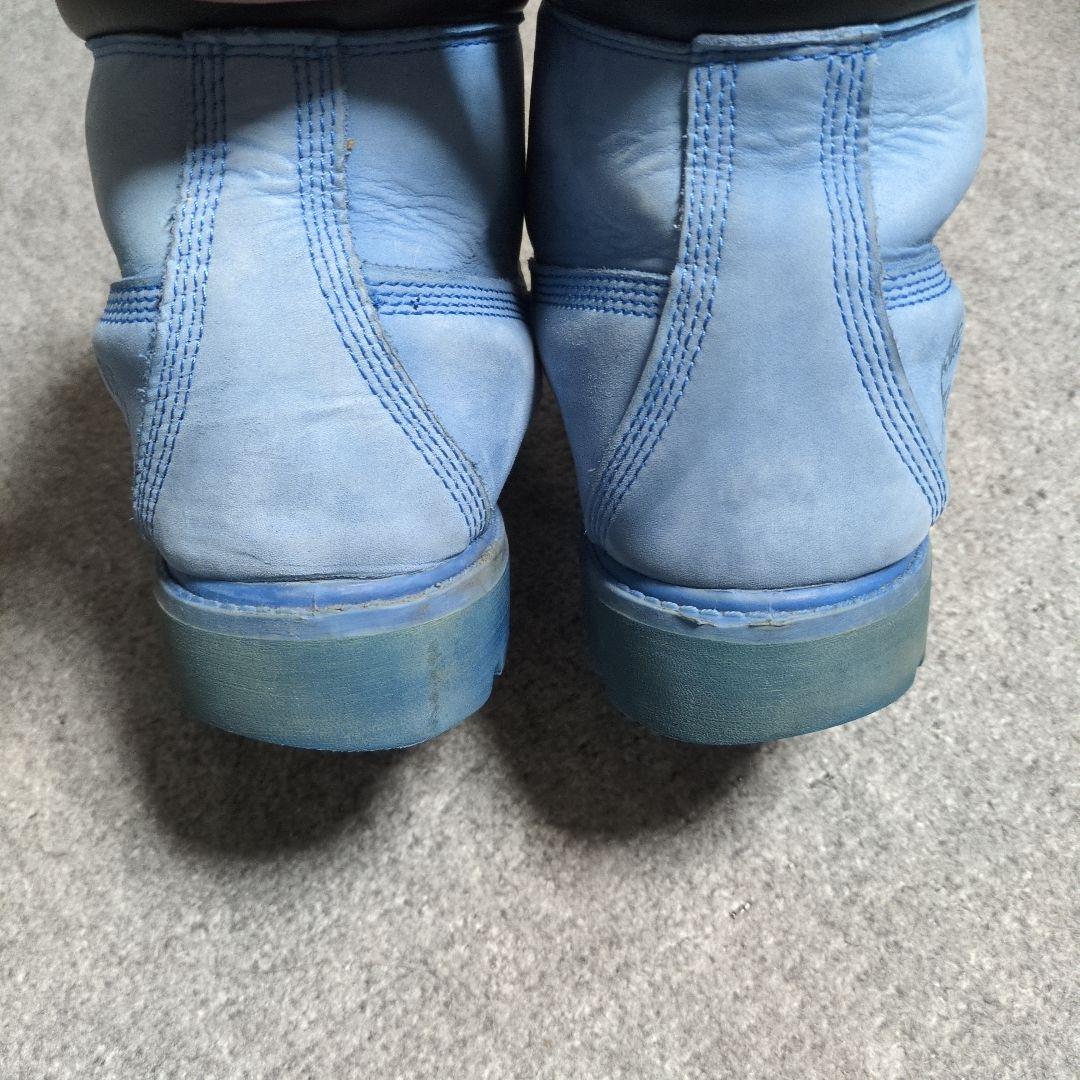 Timberlandブルーブーツ限定品最終値下げです。８日までの出品です。