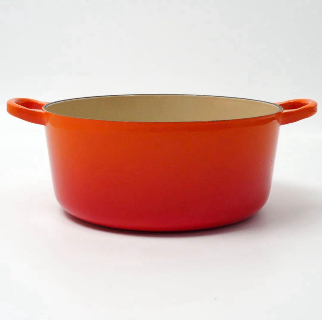 LE CREUSET　ココット ロンド オレンジ　22cm
