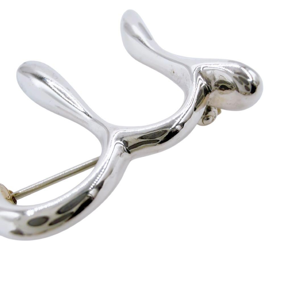 美品✨ティファニー イニシャル ブローチ m シルバー SV 925 セレモニー