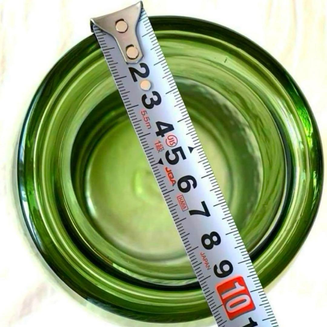 特大ガラス　リサイクルガラス　花瓶 オブジェ 花器