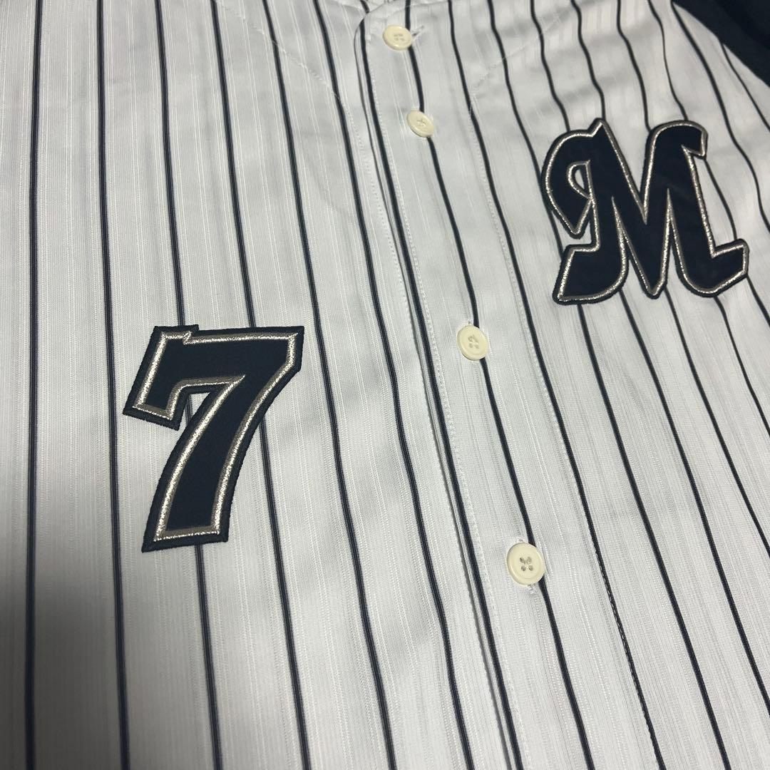 希少　西岡剛　千葉ロッテマリーンズ　ユニフォーム　M