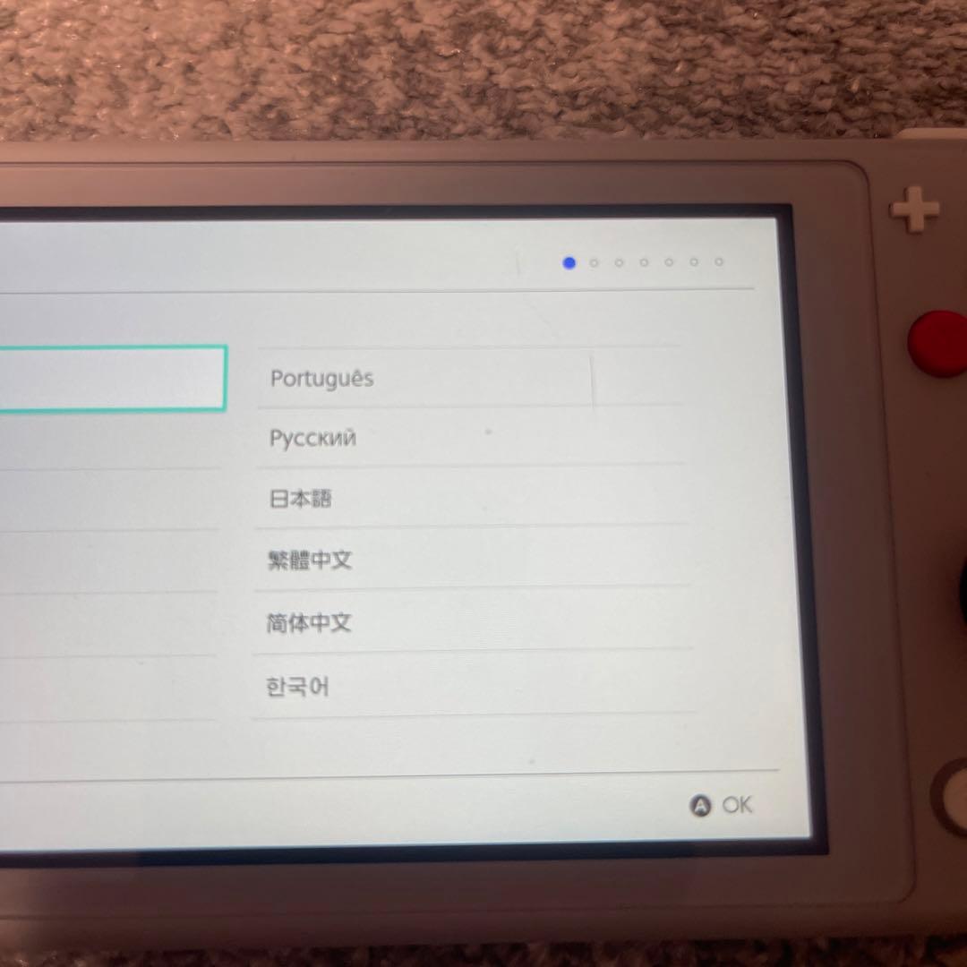 switch lite ソードシールド仕様　ジャンク