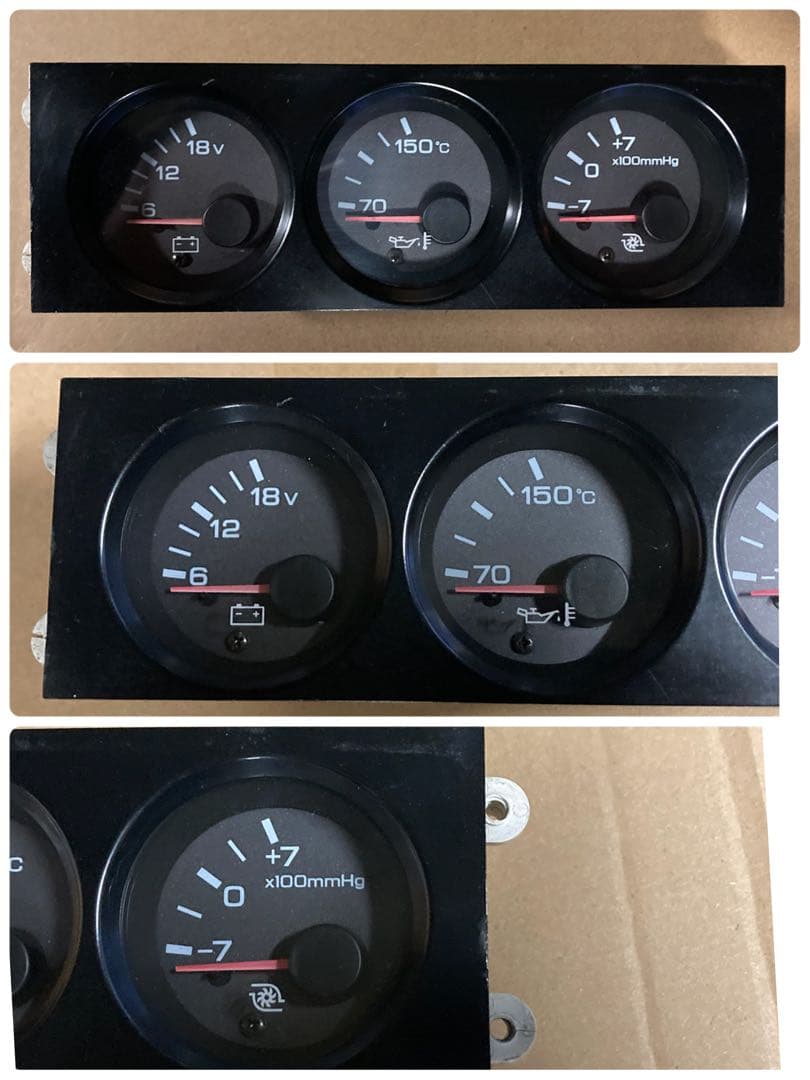 日産 スカイラインGT-R BNR32 純正 3連メーター