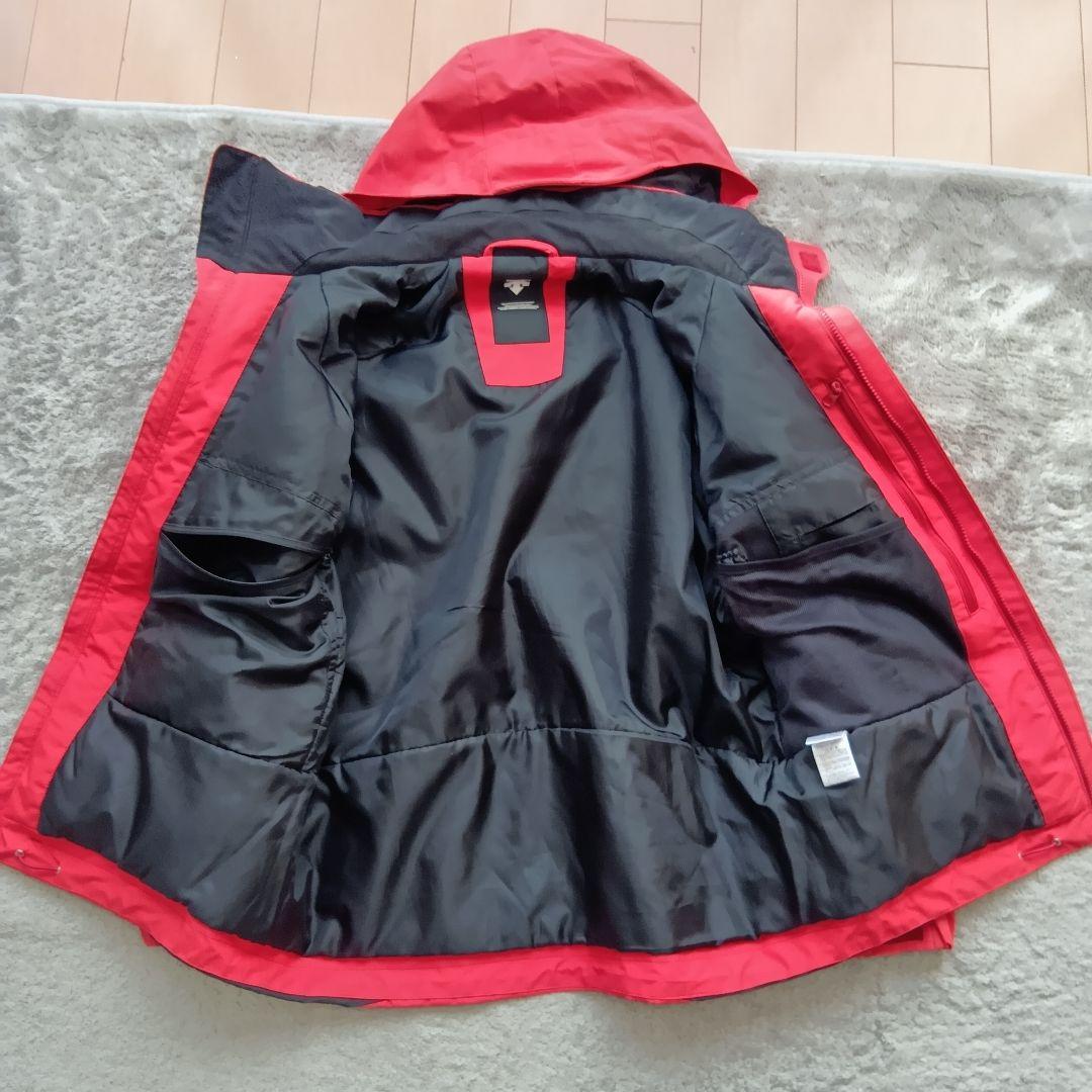 DESCENTE スキーウェア　セットアップ　上下　黒　赤　メンズ　L