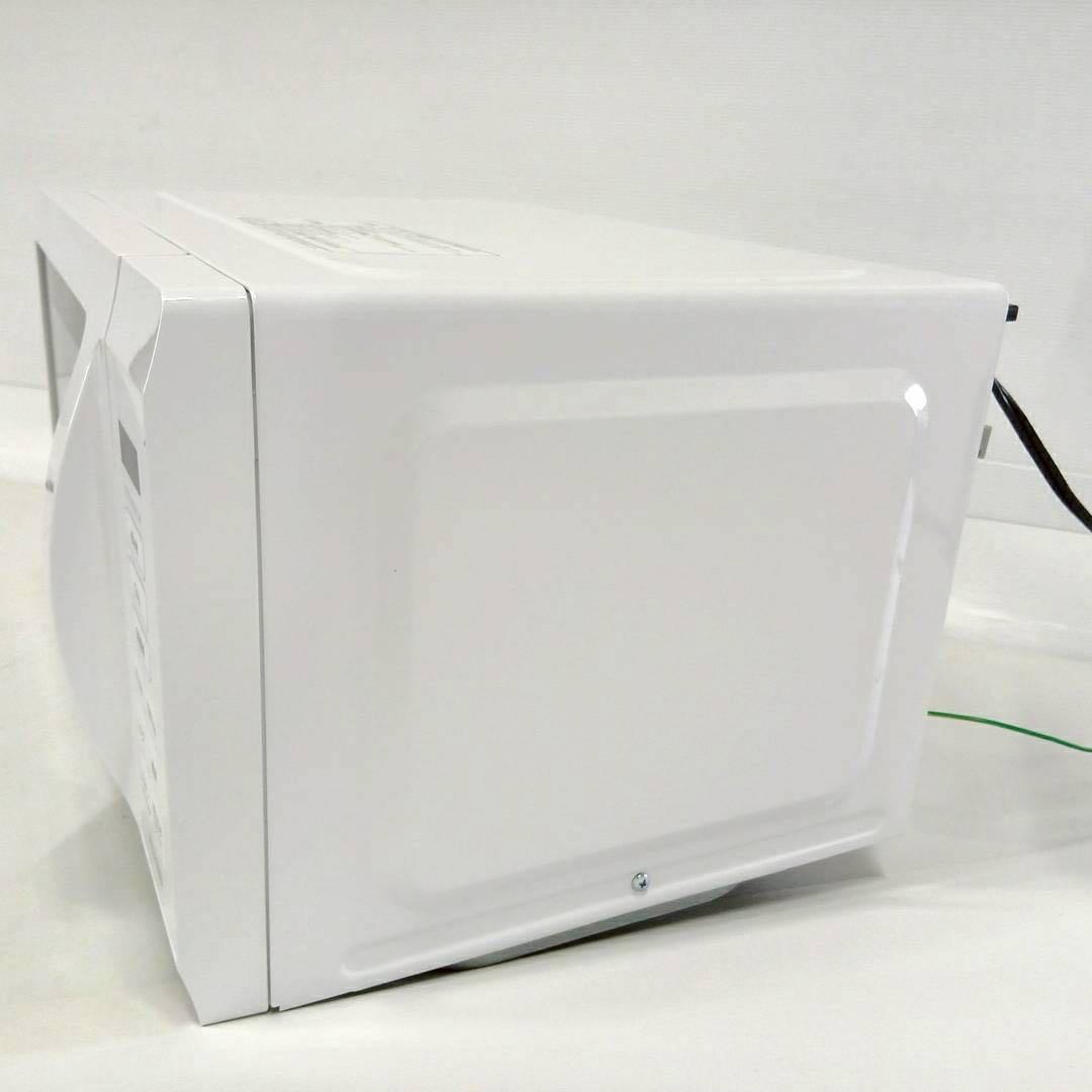 ⑭アイリス2025年製フラット簡単シンプル電子レンジ IMB-F186-W