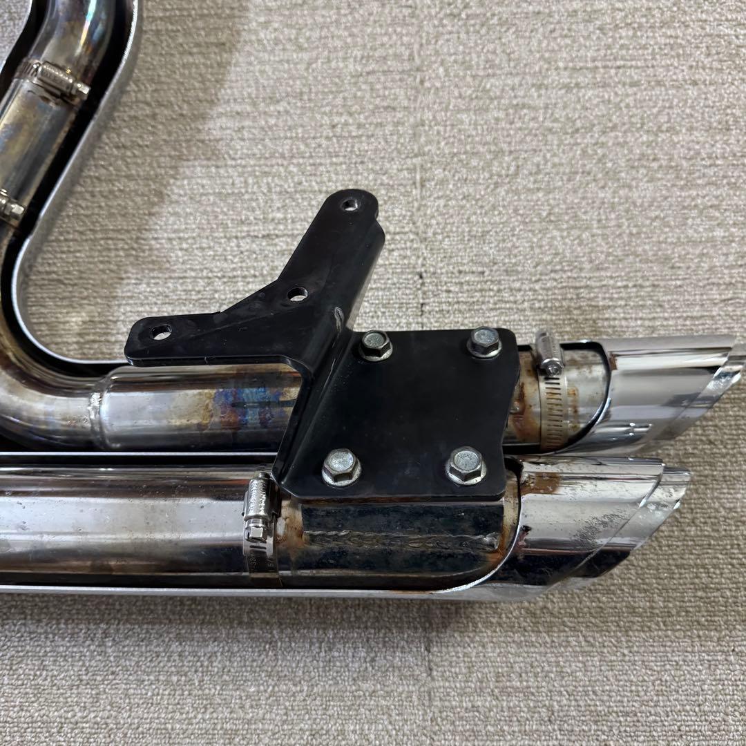 バンス＆ハインズ ショートショット スタッガード クローム ダイナ 91-05年