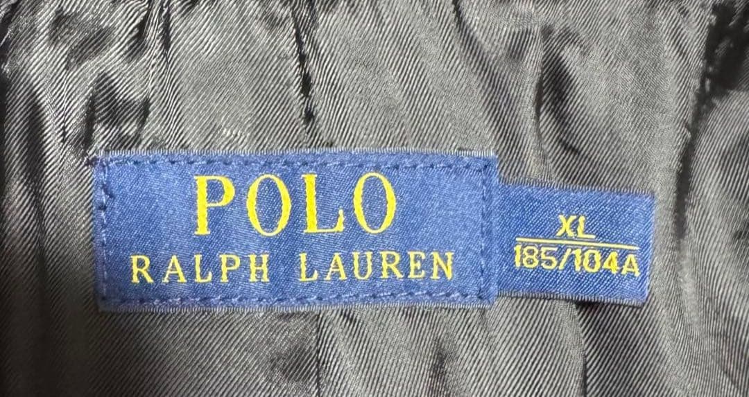 POLO RALPH LAUREN ウール ピーコート ブラック XL