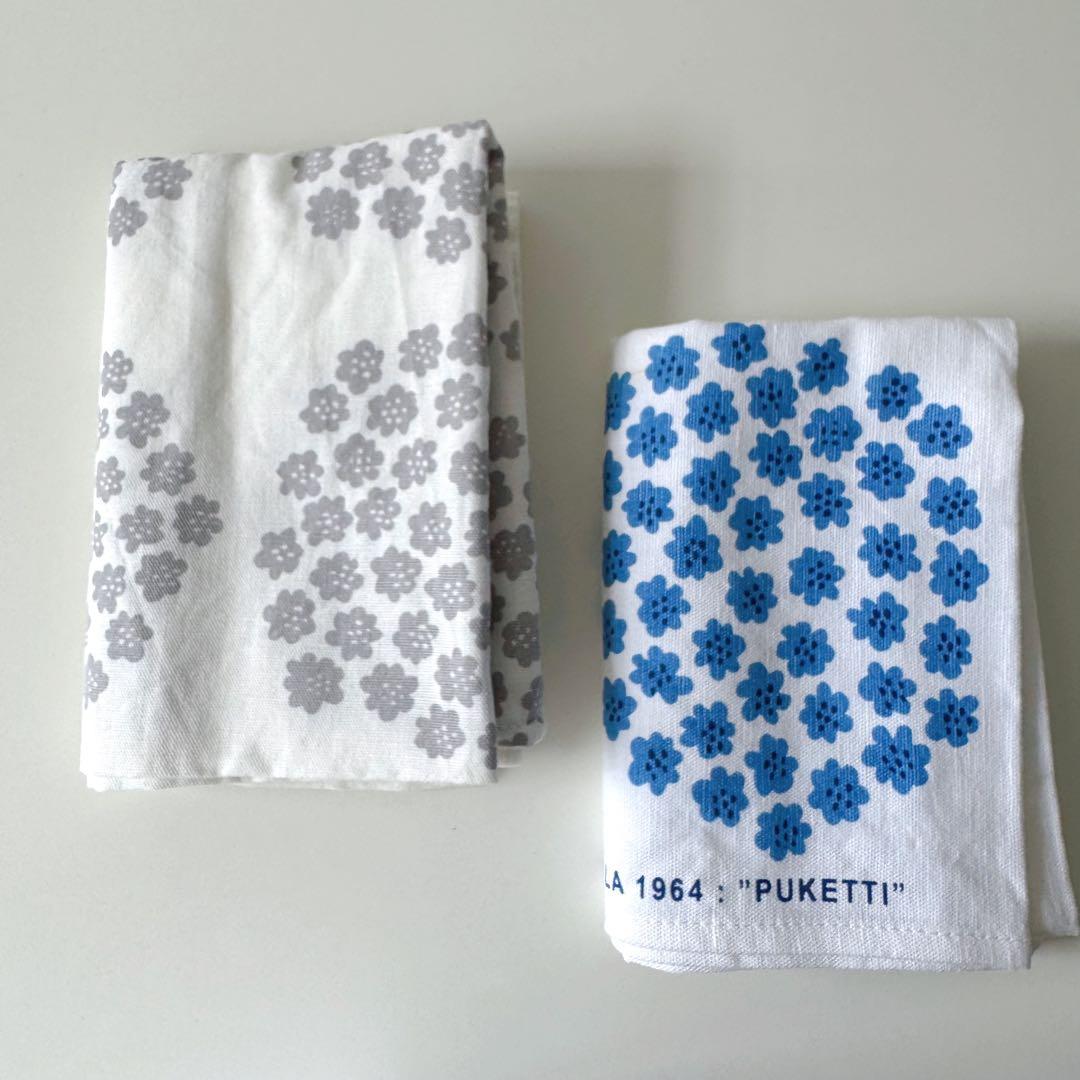 【レア】マリメッコ プケッティティータオル puketti ［2枚セット］