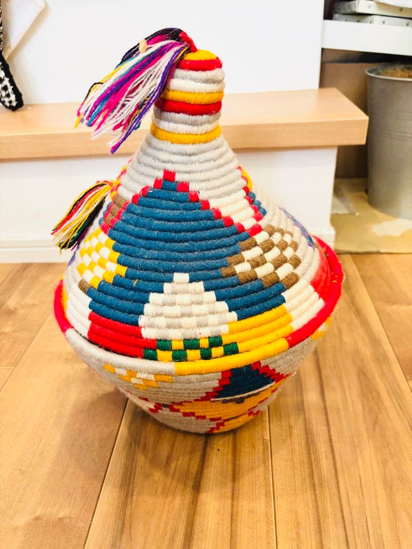 モロッコ　ベルベルバスケット　収納BOX おしゃれインテリア