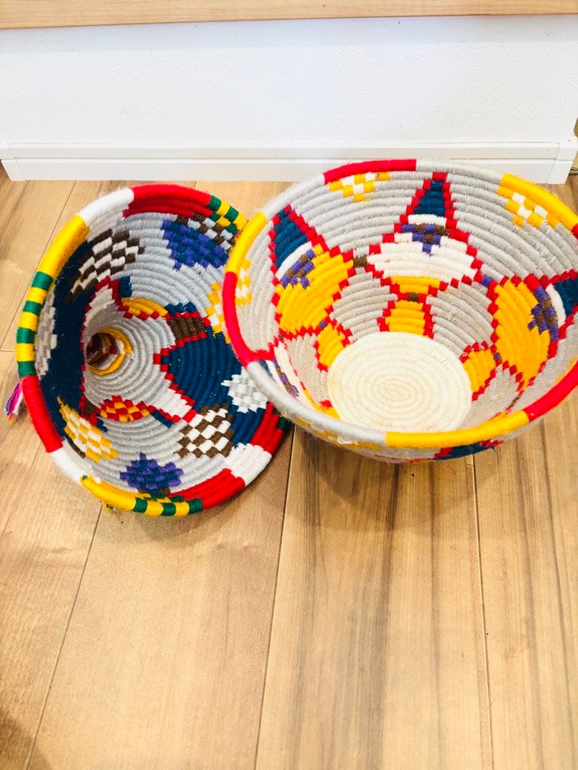 モロッコ　ベルベルバスケット　収納BOX おしゃれインテリア