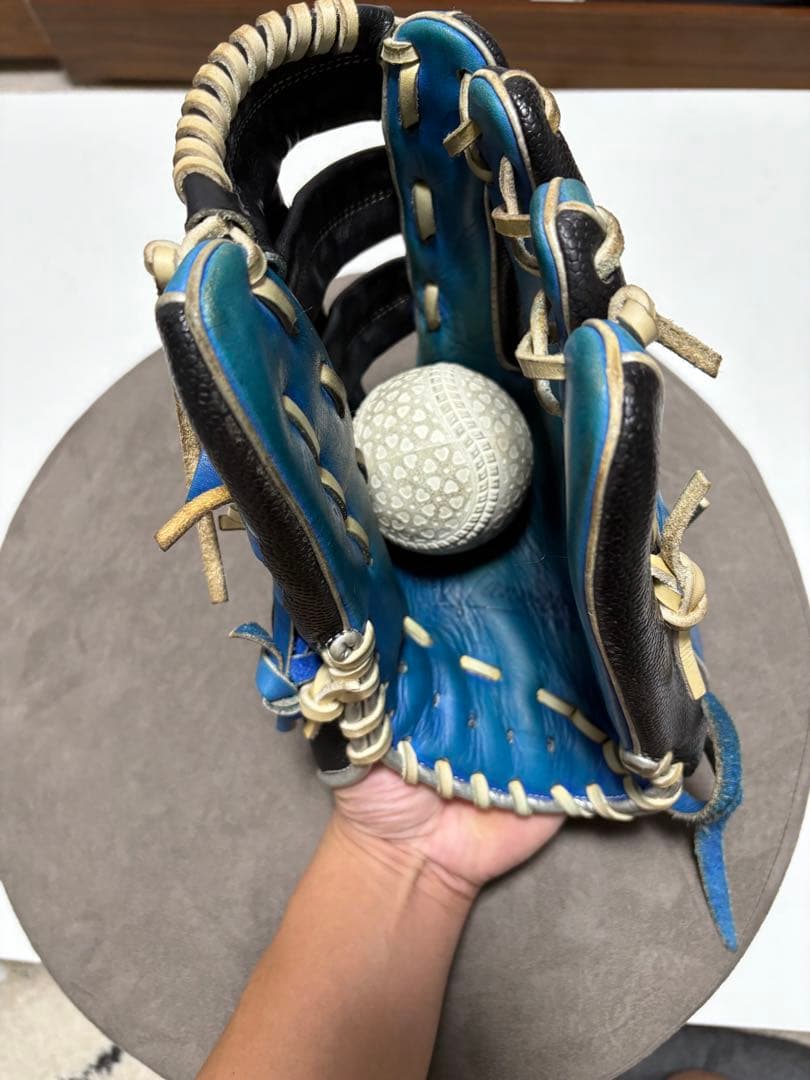 R*氏様 Wilson 軟式グローブ 青/黒