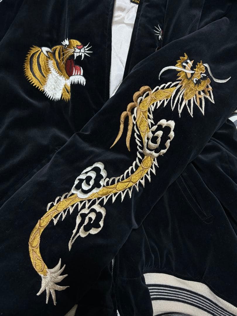 美品 名作 COOTIE Velour Suka Jacket スタジャン