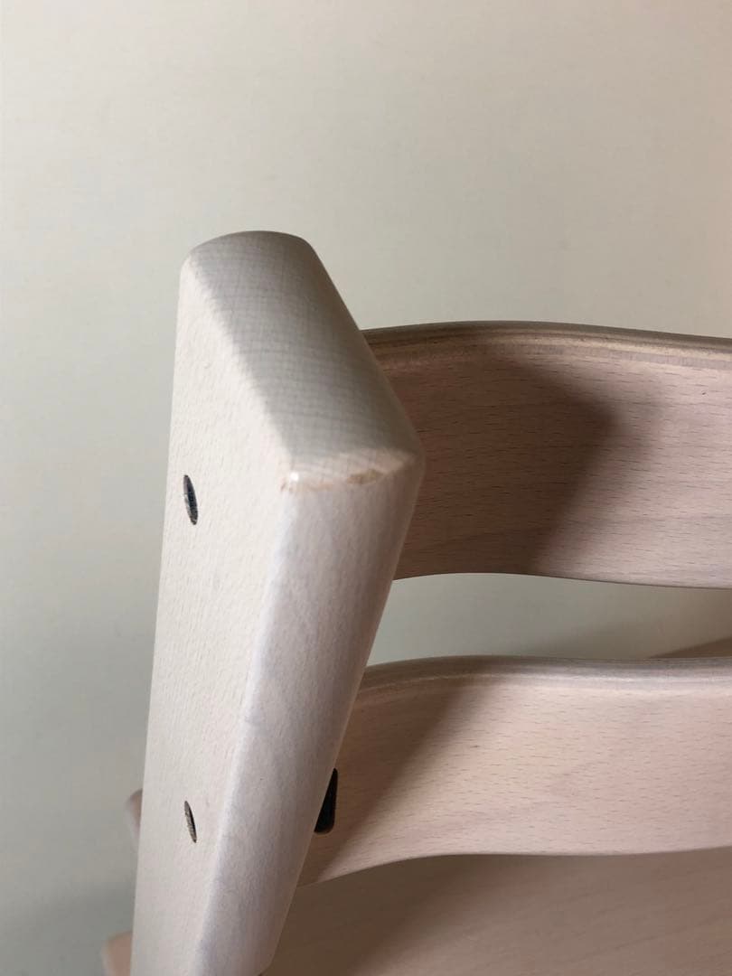 【組み立てたまま発送】美品! ストッケ トリップトラップ ホワイトウォッシュ