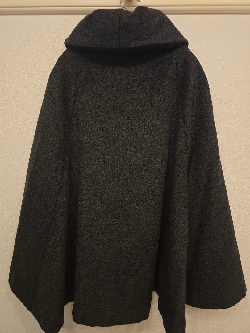 ふりふ　着物羽織り風 ドットポンチョ・ケープコート