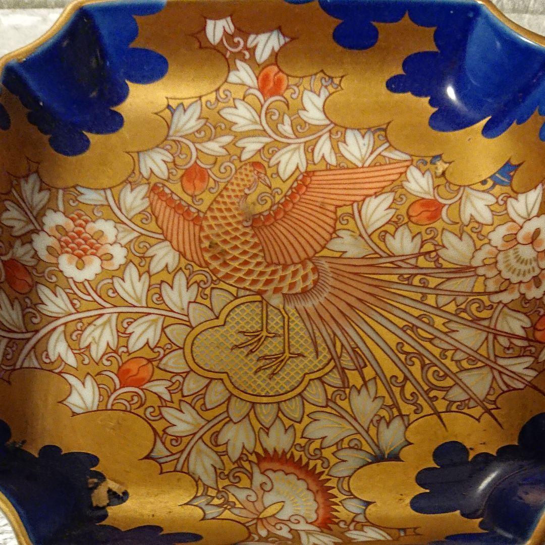 深川製磁 角4号飾皿   ４枚セット