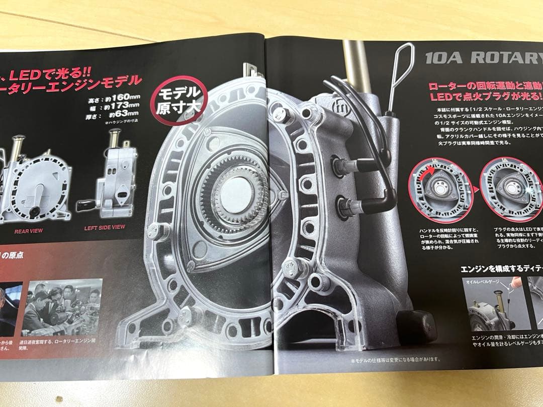 【フルセット・未組み立て】デアゴスティーニ 1/8 マツダ・コスモスポーツ