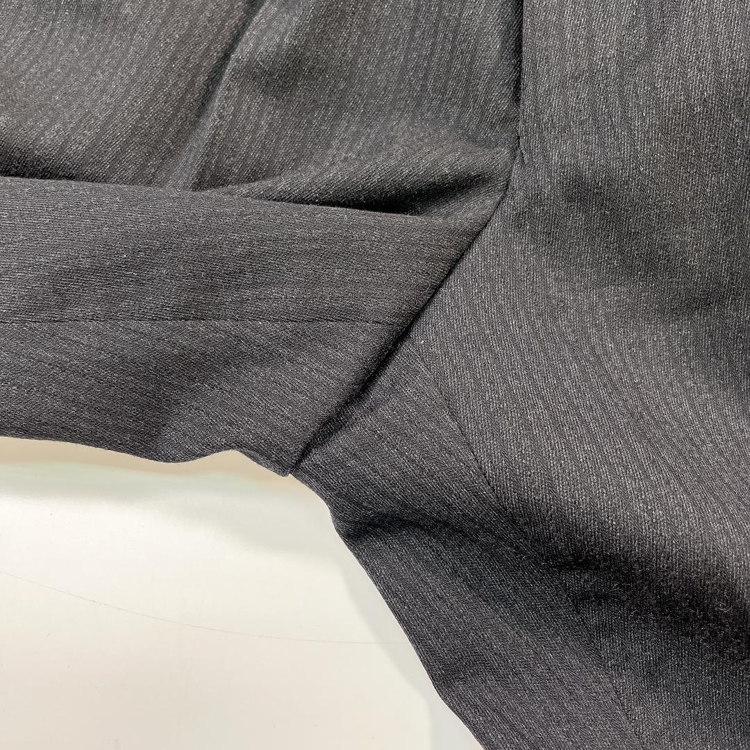 【美品】Y's for men 秋冬 スーツ セットアップ M 黒 ストライプ