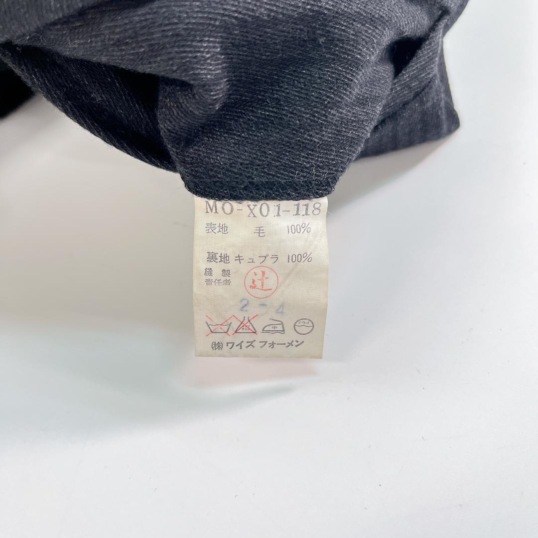 【美品】Y's for men 秋冬 スーツ セットアップ M 黒 ストライプ