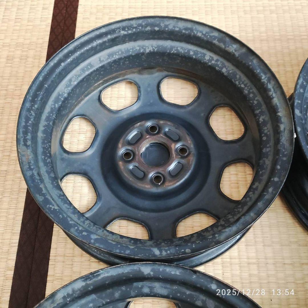 ハスラー　純正　15インチ　4.5J　オフセット+45　PCD100　4H