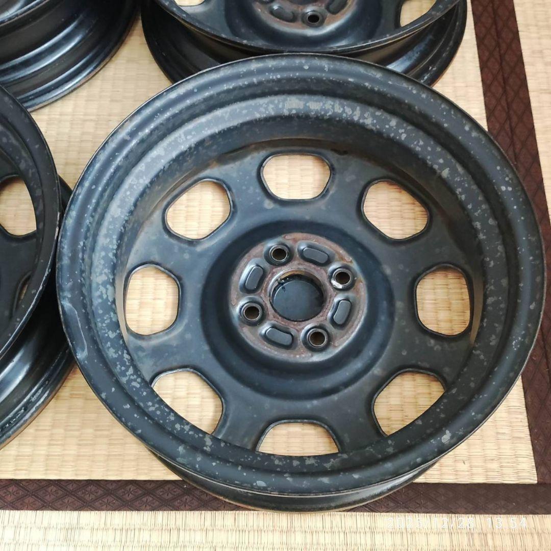 ハスラー　純正　15インチ　4.5J　オフセット+45　PCD100　4H