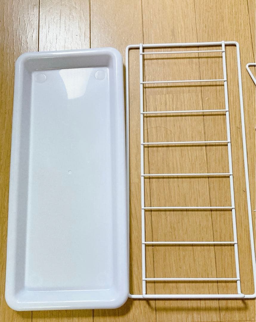 食器乾燥ラック食器水切り キッチンカウンター用 炭素鋼素材 収納棚板ホルダー