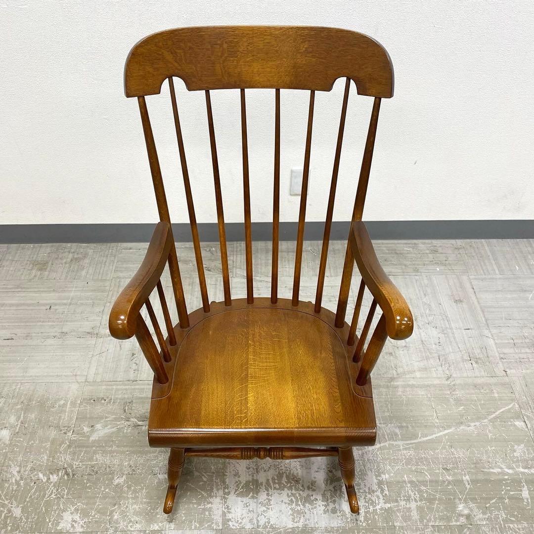 HIDA 飛騨産業 穂高 キツツキ ロッキングチェア 1人掛けチェア 椅子 2