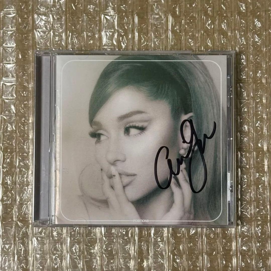 Ariana Grande 直筆サイン入り Positions Sined CD