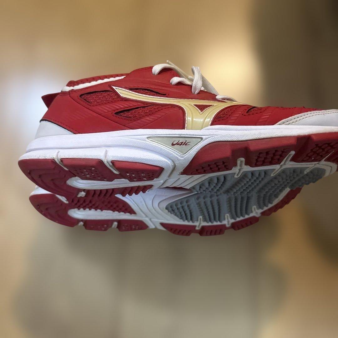や*ん様 Mizuno Global Elite トレーニングシューズ レッド