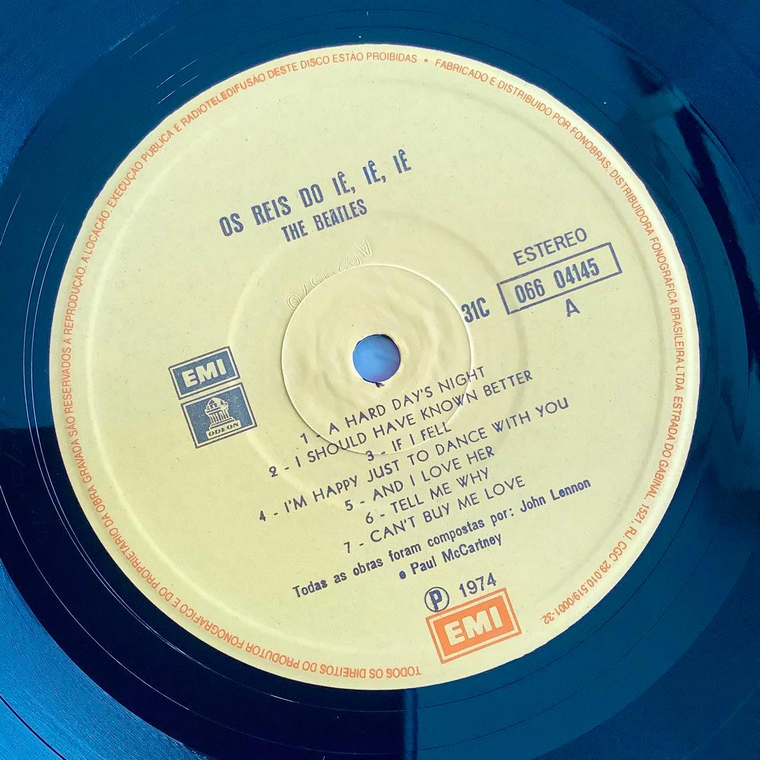 レア!ブラジル盤 ビートルズ レアカラージャケ ビートルズがやって来る