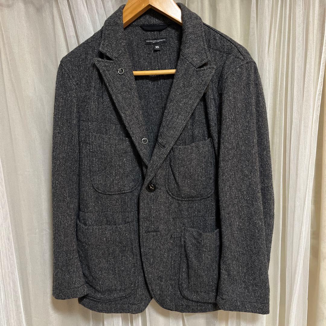 エンジニアードガーメンツ Bedford Jacket ウール グレーXS