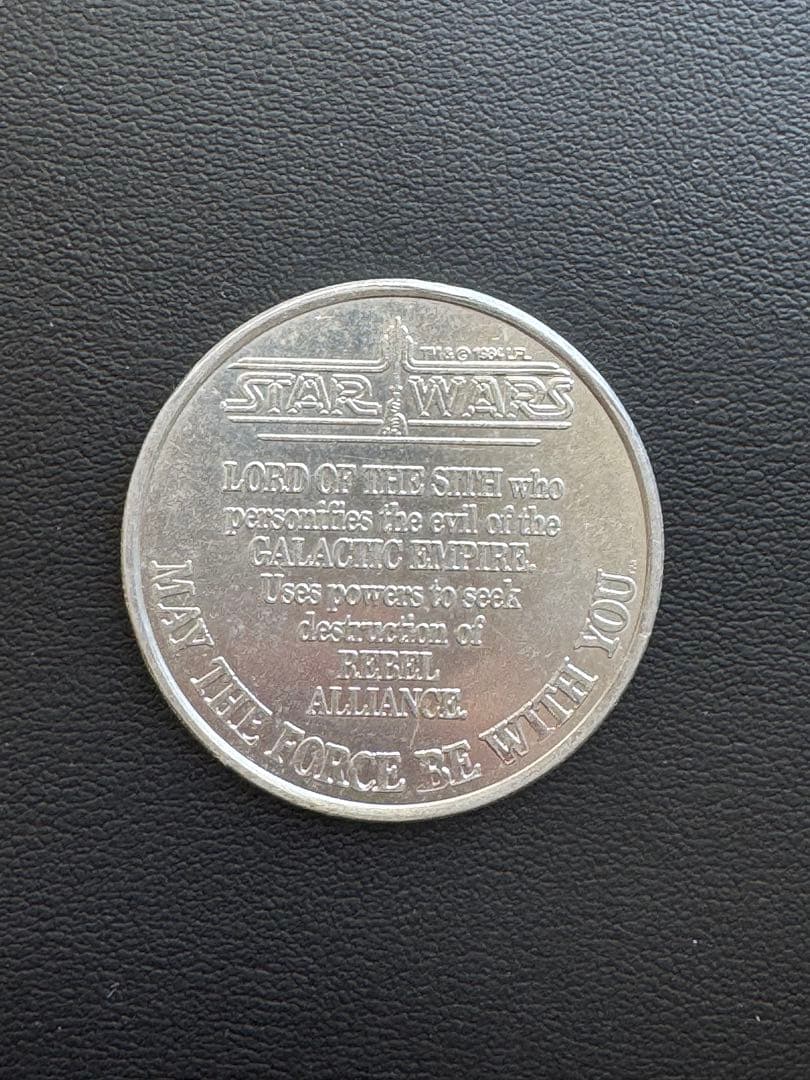 その他 1984 Kenner Star Wars Coin Darth Vader