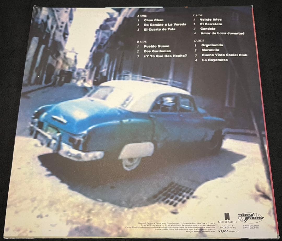 レコード Buena Vista Social Club 日本盤2枚組LP
