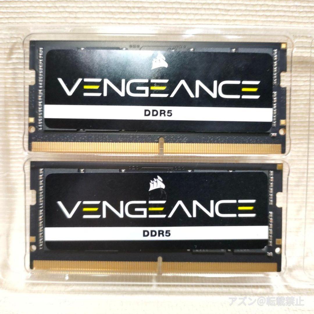 CORSAIR DDR5-4800MHz 64GB ノートPC用 (PC5-38