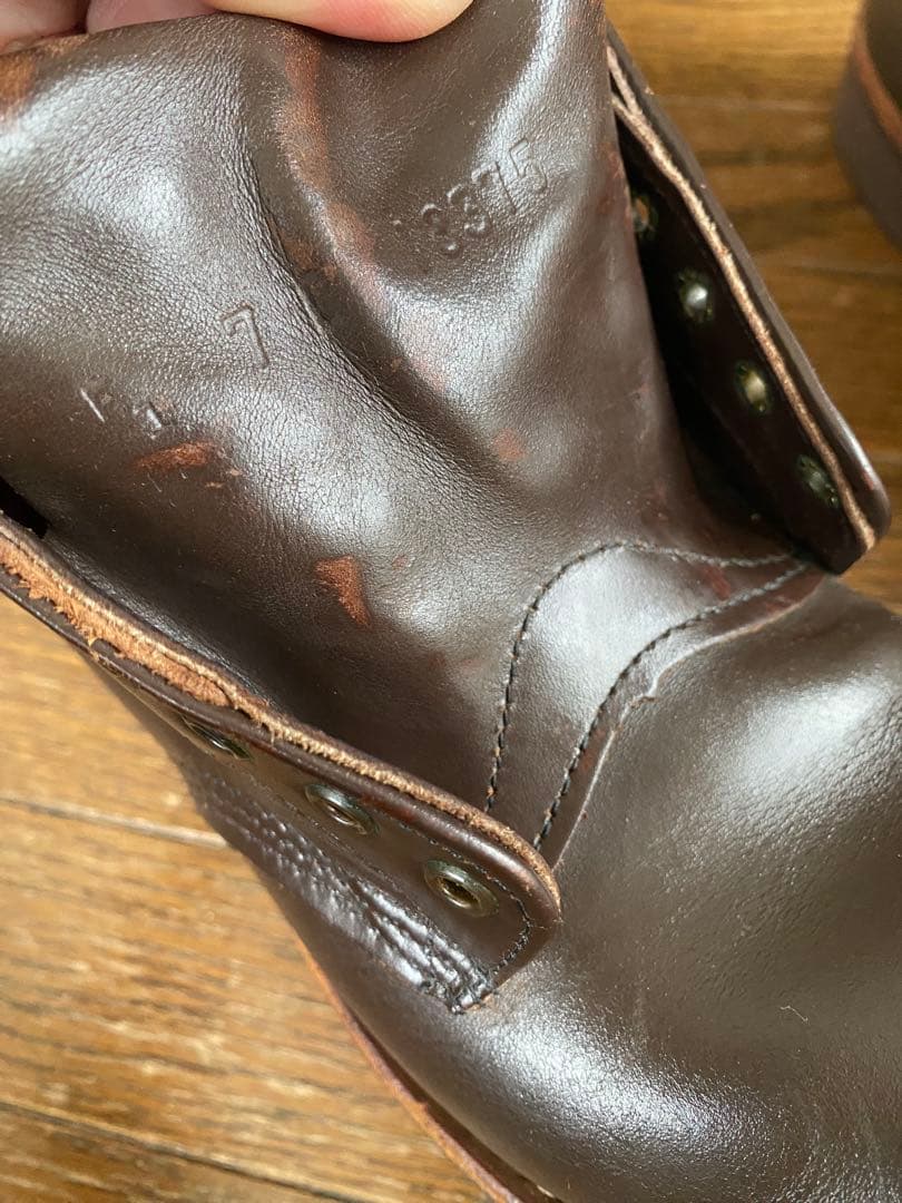 RED WING　8161 ガラスレザー ダークブラウン　US7D[25cm]