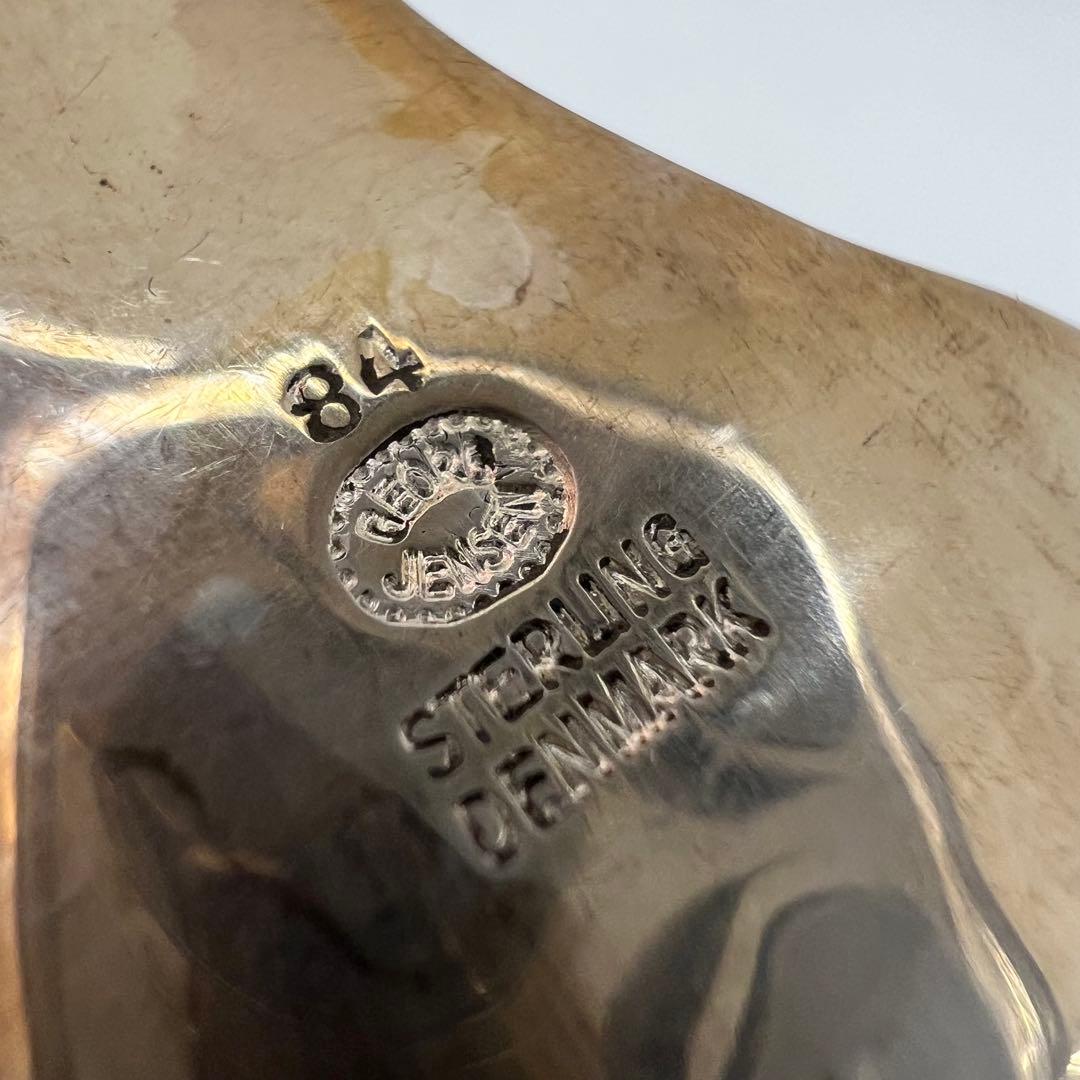 ジョージジェンセン　最高峰　ブロッサム　ディナースプーン　5本組　袋付　345g