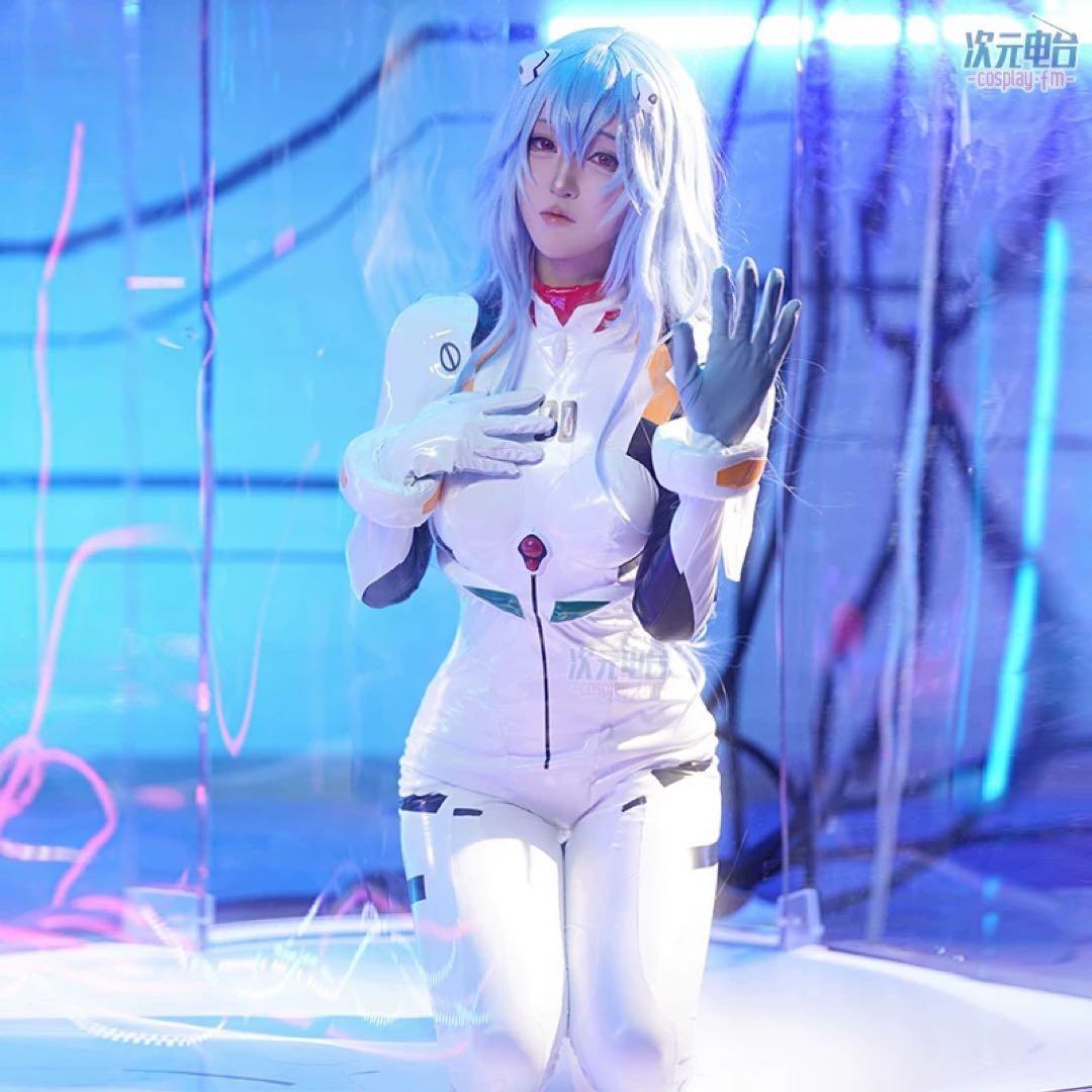 新品　即納　EVA 新世紀エヴァンゲリオン 綾波レイ風　コスプレ衣装　Ｌサイズ